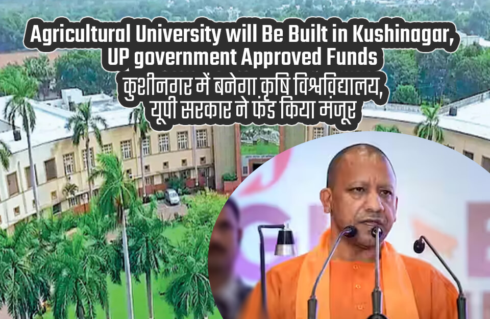 Agricultural University will Be Built in Kushinagar, UP government Approved Funds in Hindi: कुशीनगर में बनेगा कृषि विश्वविद्यालय, यूपी सरकार ने फंड किया मंजूर