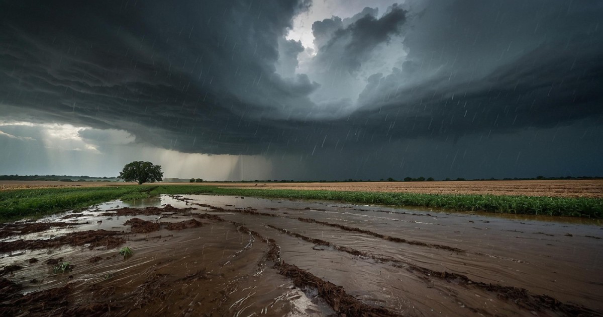 Warning of heavy rain