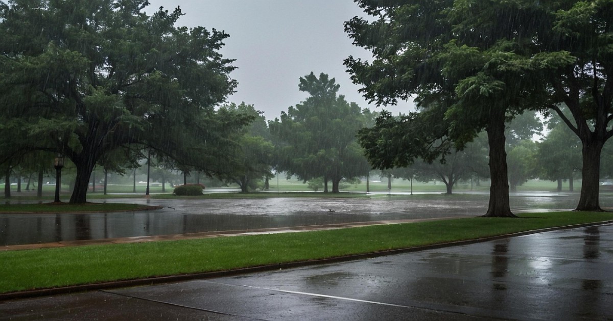 up, double blow of floods and rain