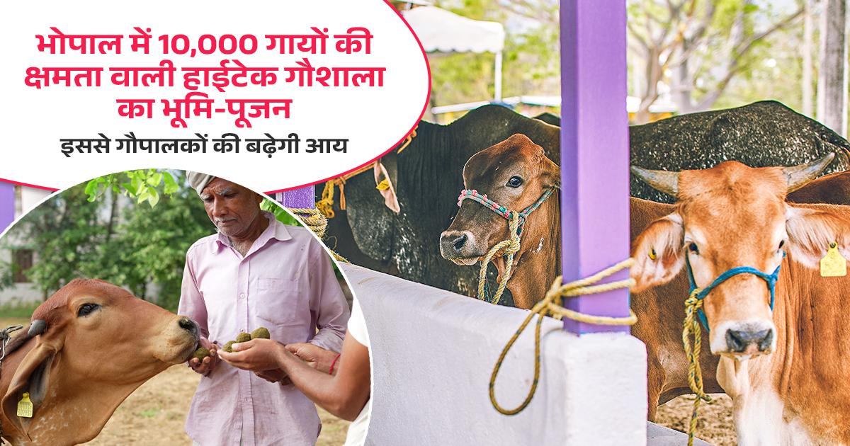 गौशाला का भूमि-पूजन