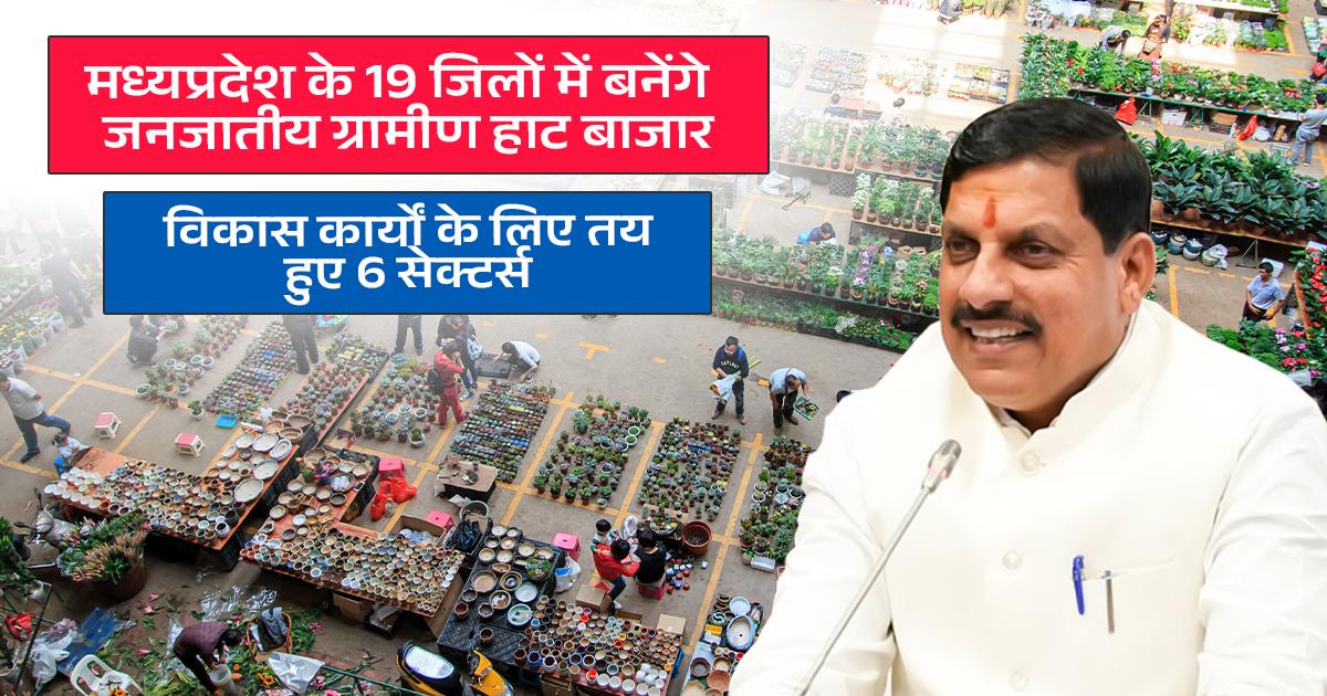 Construction of haat markets in 19 districts