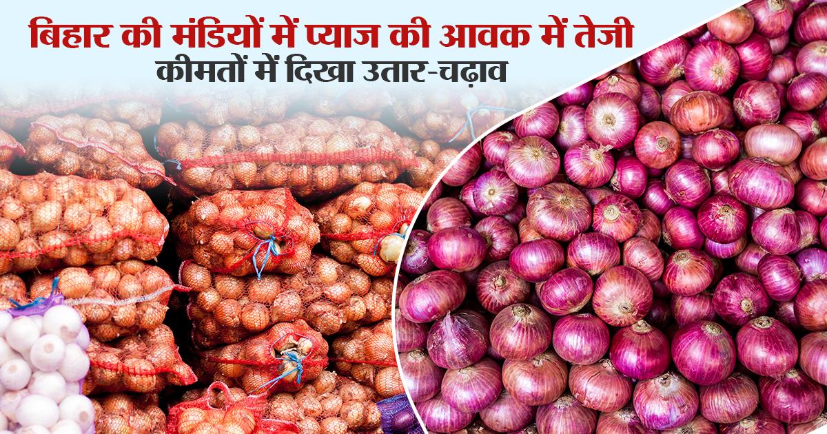 प्याज की कीमतों में उठा-पटक