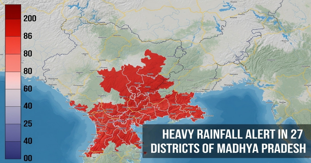 Heavy rain lashes Madhya Pradesh as IMD issues alert