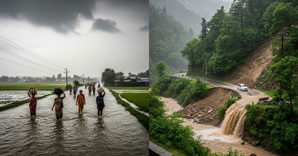 बिहार, हिमाचल और पूर्वोत्तर राज्यों में मूसलधार बारिश बिहार, हिमाचल और पूर्वोत्तर राज्यों में मूसलधार बारिश