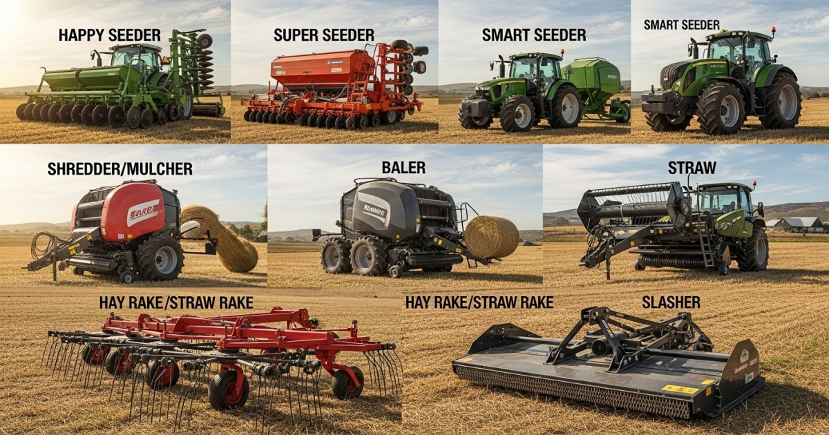 modern agricultural machinery