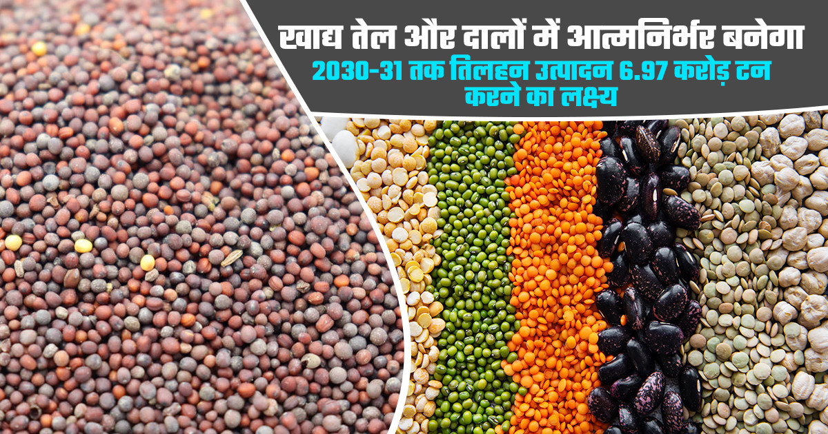 तिलहन और दलहन की खेती पर जोर, 2030-31 तक उत्पादन बढ़ाने का ब...