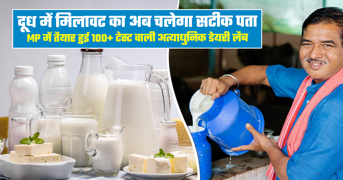 नकली और मिलावटी दूध की पहचान के लिए मध्य प्रदेश में शुरू हुई...