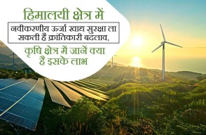हिमालयी क्षेत्र में नवीकरणीय ऊर्जा खाद्य सुरक्षा ला सकती है क्रांतिकारी बदलाव, कृषि क्षेत्र में जानें क्‍या है इसके लाभ, आइए Khetivyapar पर जानें