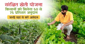 Protected farming scheme: संरक्षित खेती योजना, किसानों को मिलेगा 50 से 75 प्रतिशत अनुदान, जल्दी यहां से करें आवेदन