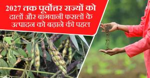 2027 तक पूर्वोत्तर राज्यों को दालों और बागवानी फसलों के उत्पादन को बढ़ाने की पहल