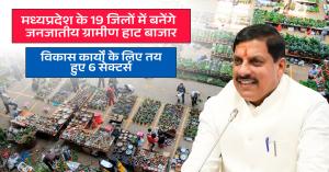 Madhya Pradesh to Establish Tribal Rural Markets in 19 Districts, Development Activities Divided into 6 Sectors