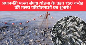 PMMSY: प्रधानमंत्री मत्स्य संपदा योजना के तहत ₹50 करोड़ की मत्स्य परियोजनाओं का शुभारंभ