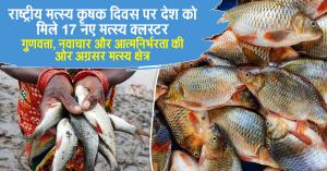 National Fish Farmers Day, India Launches 17 New Fisheries Clusters — Strengthening Quality, Innovation, and Self-Reliance in the Sector