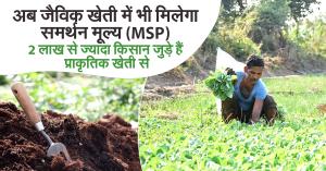 Organic farming: अब जैविक खेती में भी मिलेगा समर्थन मूल्य (MSP), 2 लाख से ज्यादा किसान जुड़े हैं प्राकृतिक खेती से
