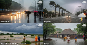 September Weather Forecast: Rain in Delhi-NCR, Heavy Showers in Gujarat, Rajasthan, MP & Bihar