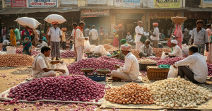 Onion Prices Today Range from ₹100 to ₹2,500 per Quintal – Full State-Wise Report