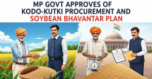 MP कैबिनेट ने सोयाबीन किसानों के लिए भावांतर योजना, कोदो-कुटकी की सरकारी खरीद और पेंशनरों की महंगाई राहत में 2% वृद्धि को मंज़ूरी दी