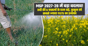 MSP 2027-28 में बड़ा बदलाव! रबी की 6 फसलों के दाम बढ़े, कुसुम को सबसे ज्यादा ₹675 का इजाफा
