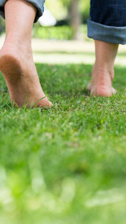 Amazing Benefits of Walking Barefoot on Grass in the Morning